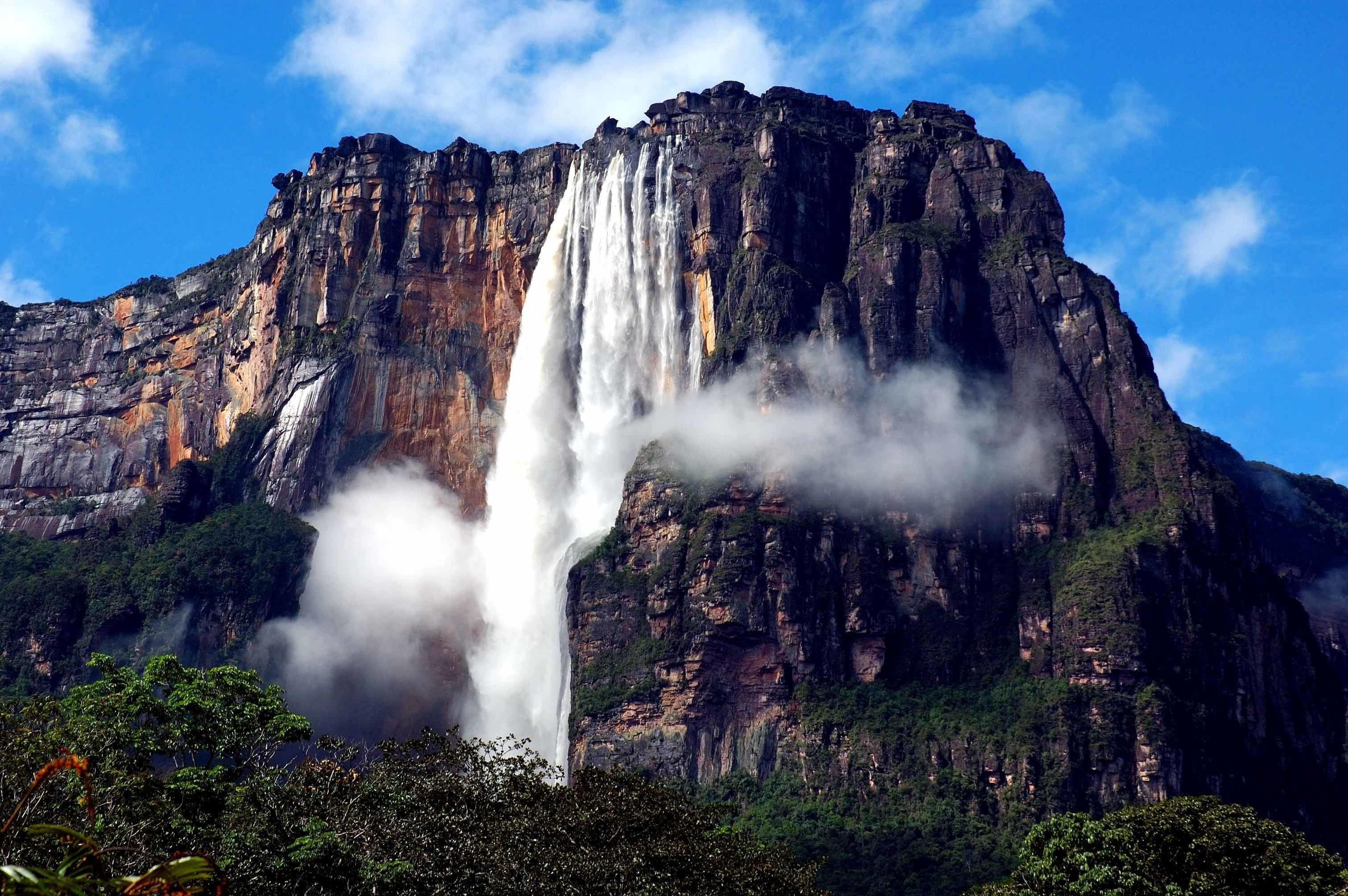 Национальный парк Канайма Венесуэла. Водопад Анхель в Южной Америке. Водопад Тугела ЮАР. Водопад Канайма Венесуэла. Водопад меры