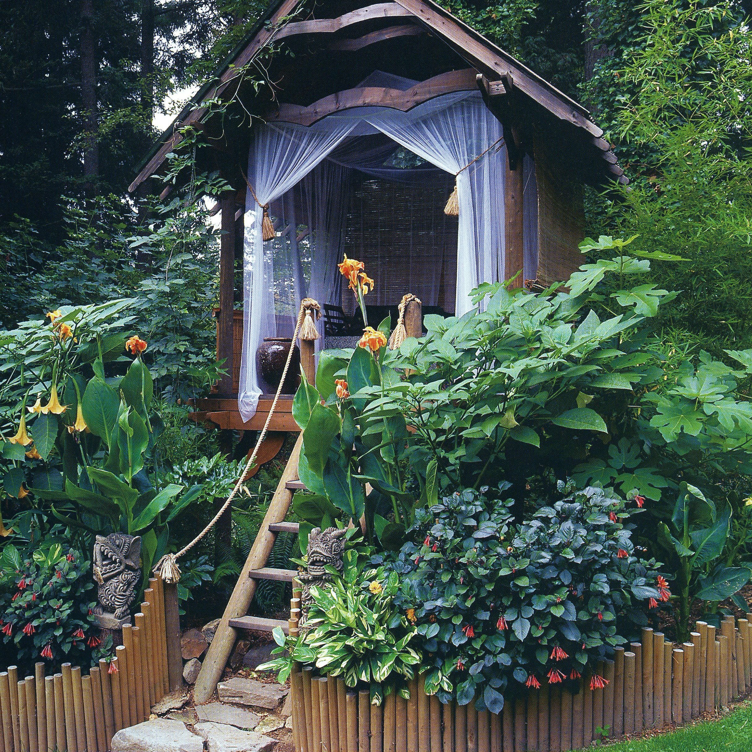 Дачные идеи. Дизайнерские решения для сада. Домик в саду. Идеи для дачи и сада.