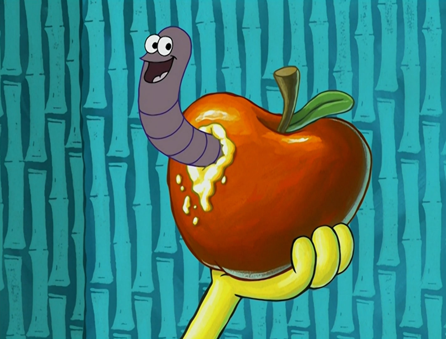 Яблоко и червячок. Яблоко с червяком. Яблочко с червячком. Червь из яблока. Лопатка спанч боба