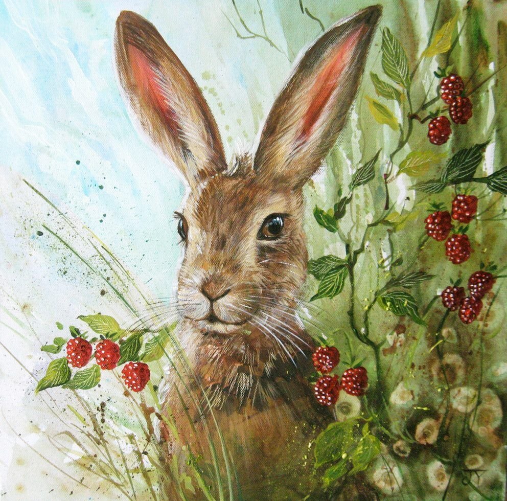 Портрет зайчика. Кролик живопись. Кролик акварель. Акварельный заяц. Заяц живопись.