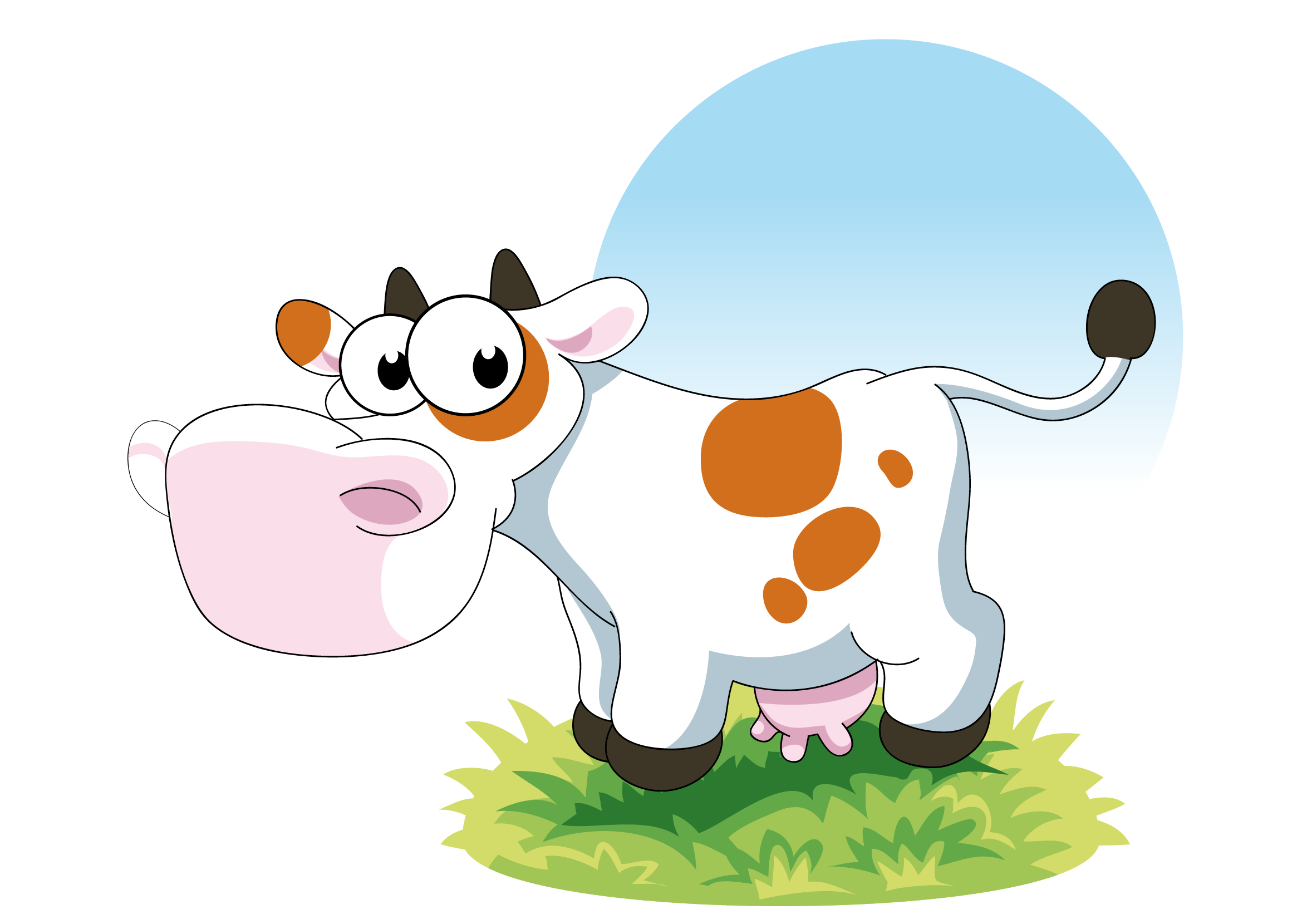 Коровка буренка. Корова мультяшная. Корова рисунок. Корова для детей. Мультяшные коровки.