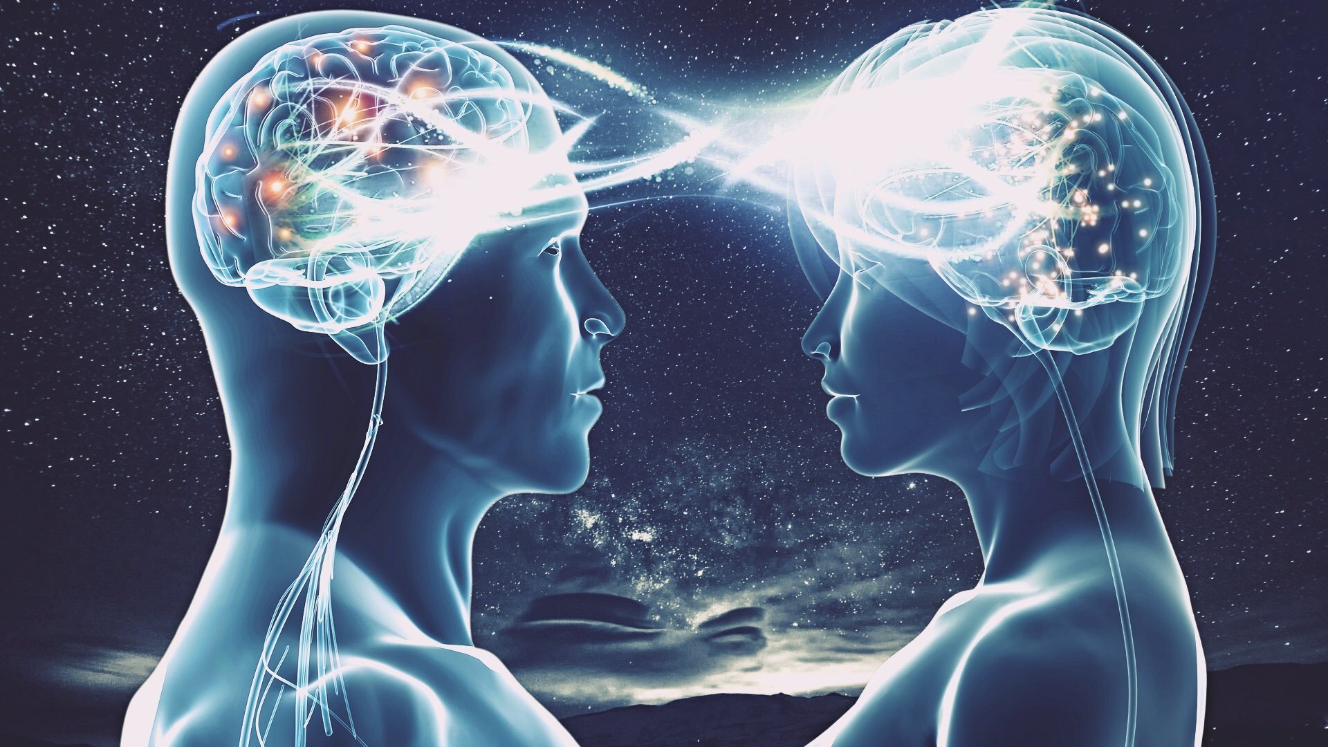 Мужчина и женщина на ментальном. Влюбленный мозг. Телепатия человека. Телепатия между людьми. Телепатия - чтение мыслей.