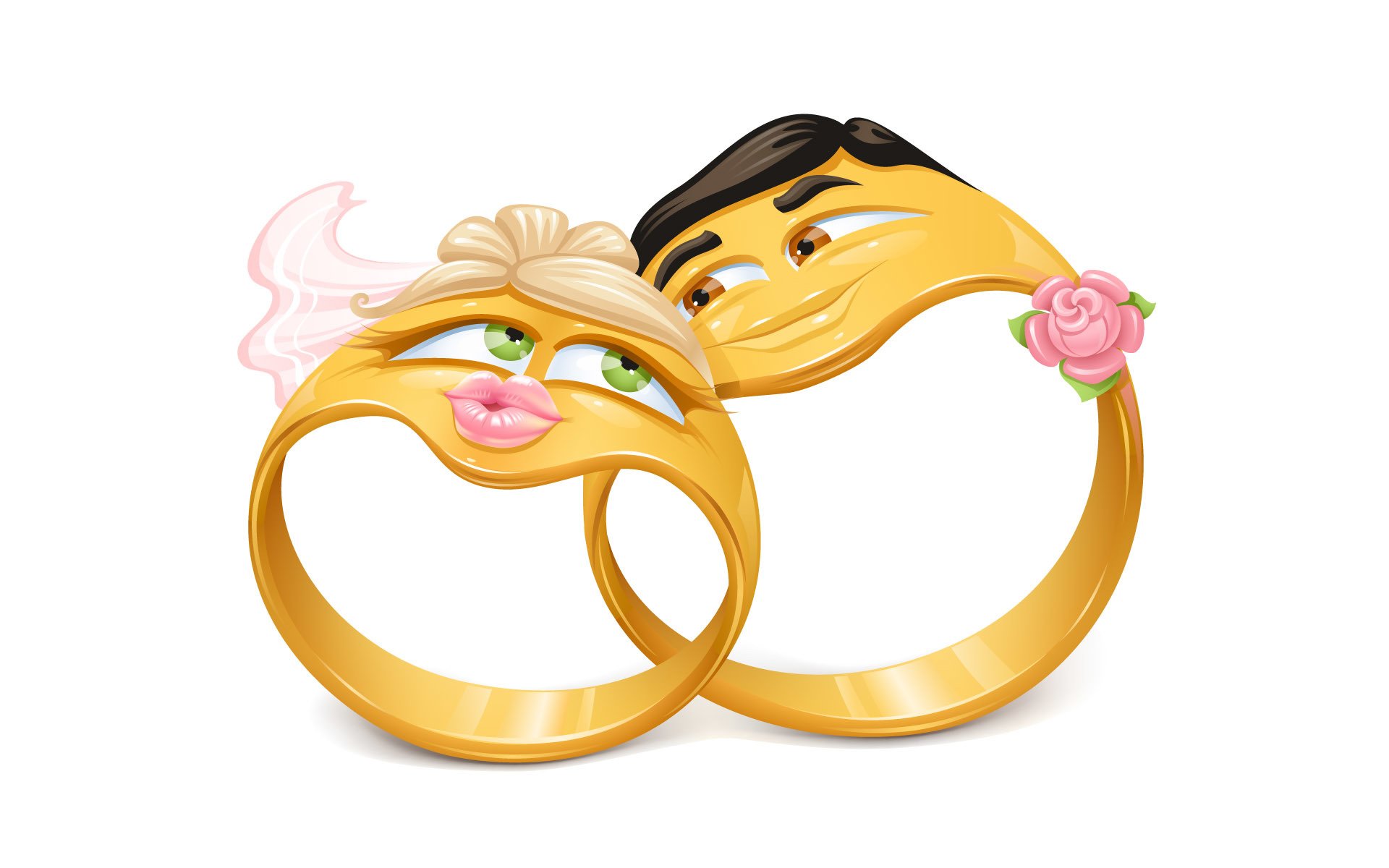 Смешные Свадебные кольца