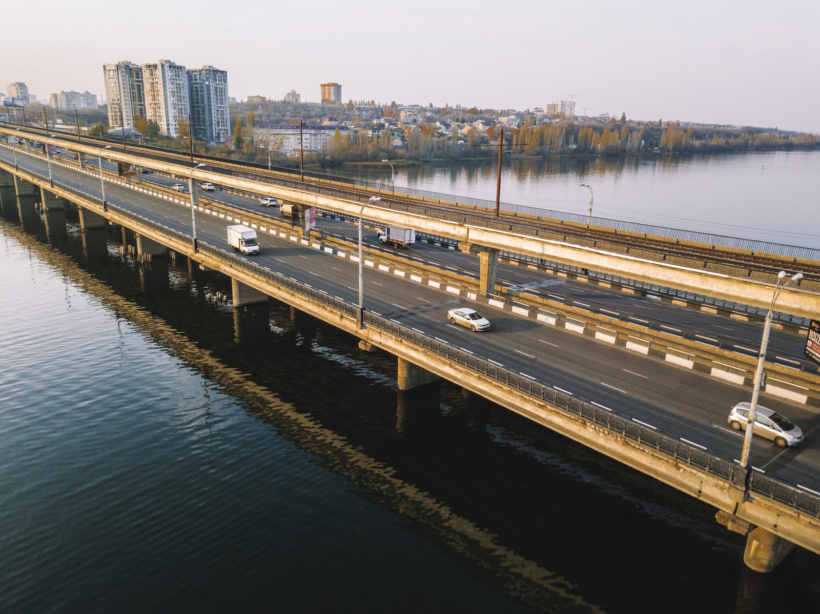 Чернавский мост левый берег 2021