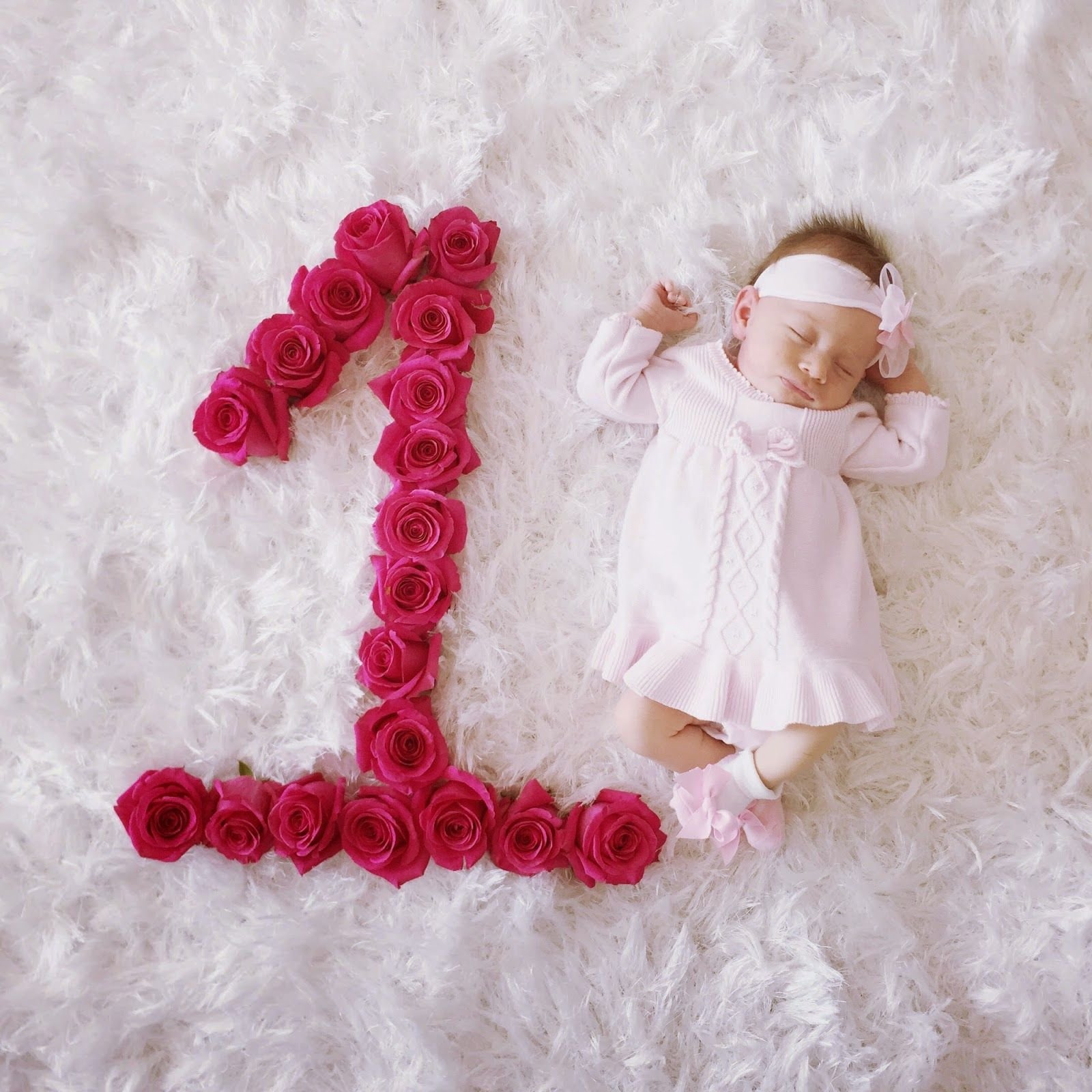 Фото 2 месяца ребенку с цифрой