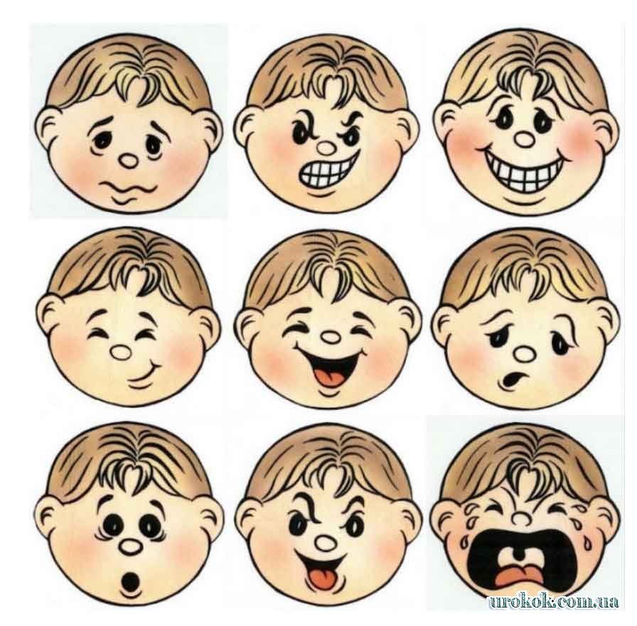 Мимика лица детей