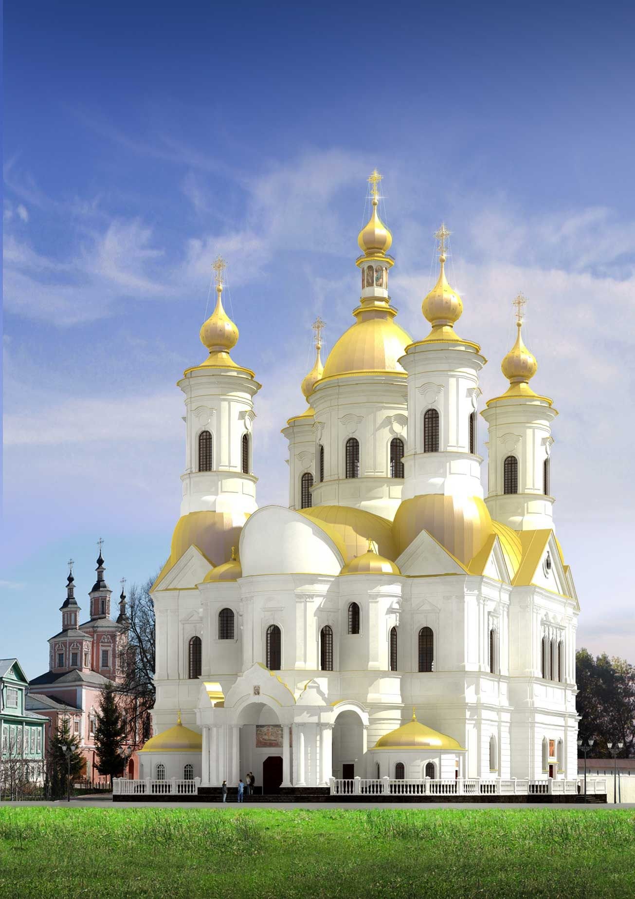 Самый известный российский храм. Свенский Успенский монастырь Брянск.