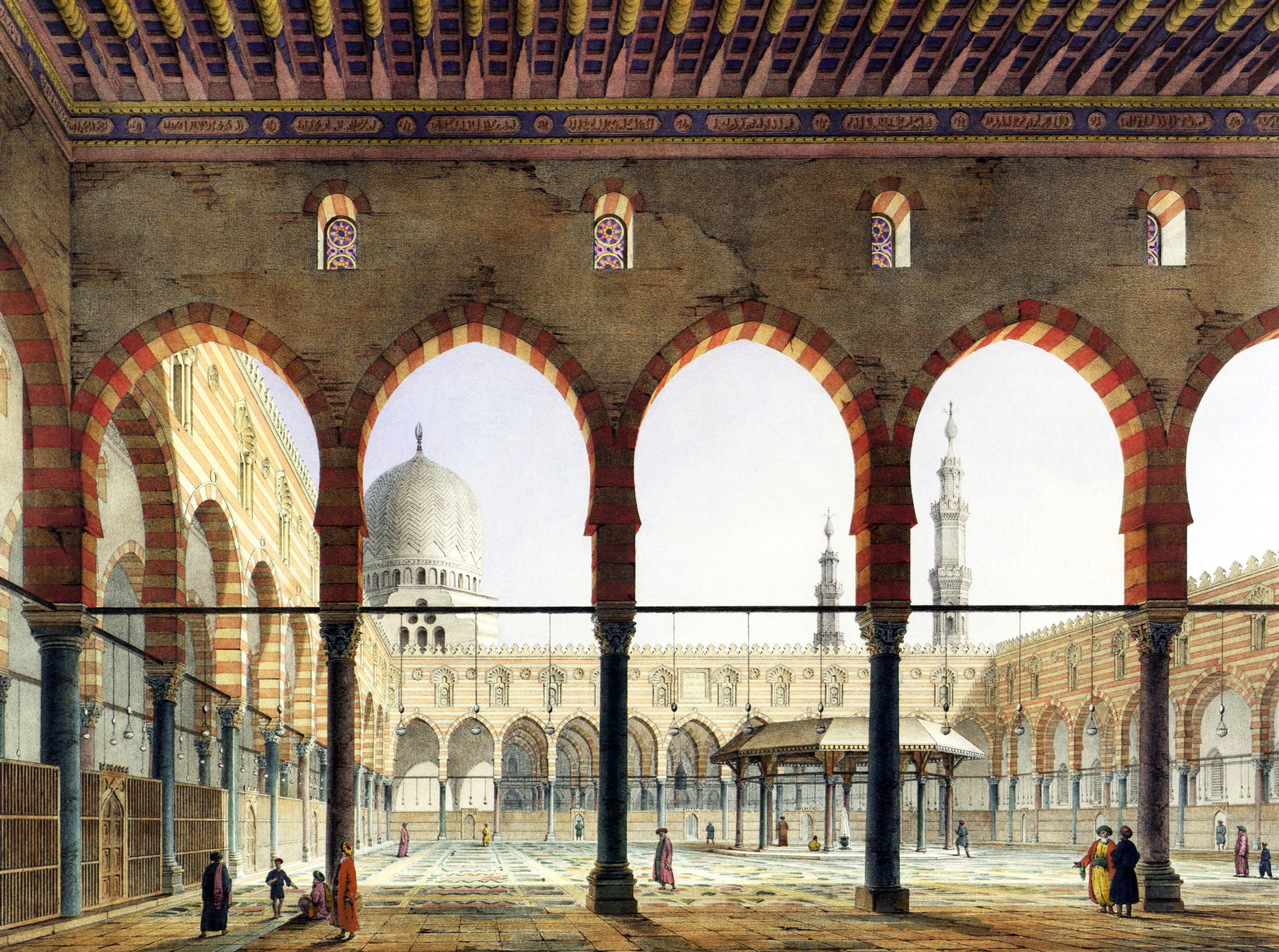 Арабский халифат город багдад. Багдадский дворец Аббасидов. Арабский халифат архитектура. Багдад в средние века.