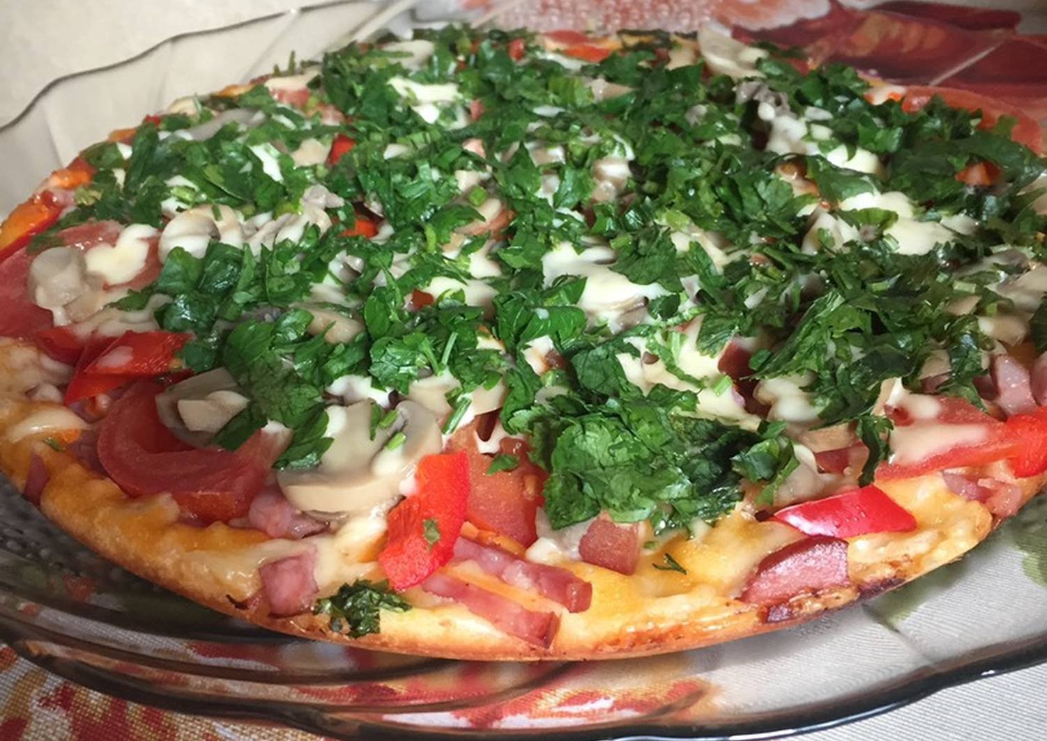 яичница пицца рецепт на сковороде фото 76