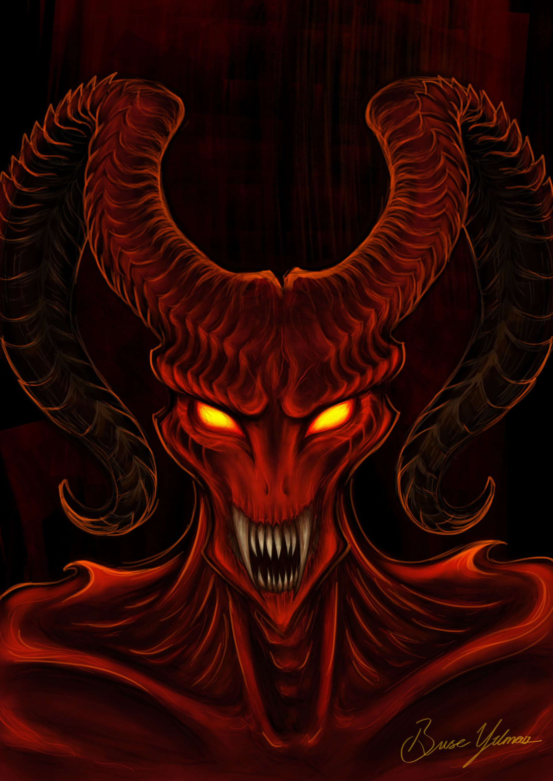 Демон Мефистофель. Адская аватарка