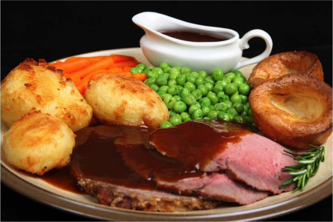 Sunday Roast Carvery в Англии. Воскресный роуст (Sunday Roast). Национальная еда Британии Sunday Roast Carvery. Британский Воскресный обед Sunday Roast.