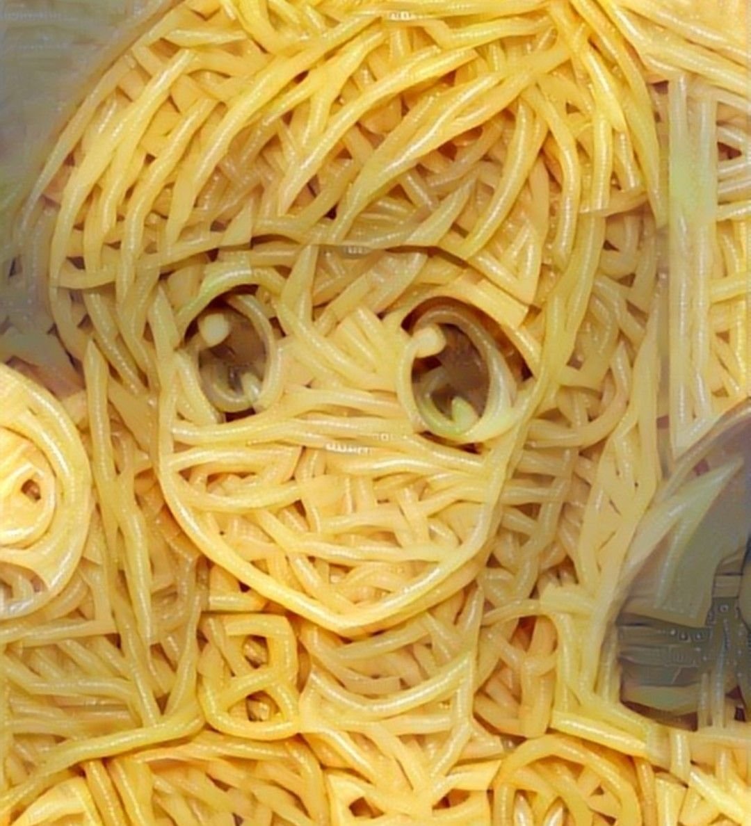 Лапша в холодильнике. Макароны. Спагетти. Необычные спагетти.
