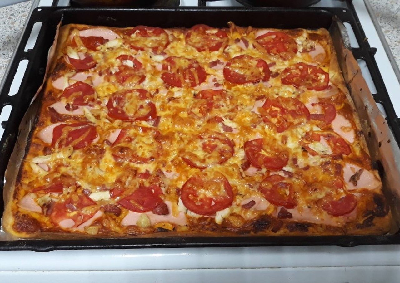 обычная пицца в духовке рецепт (120) фото