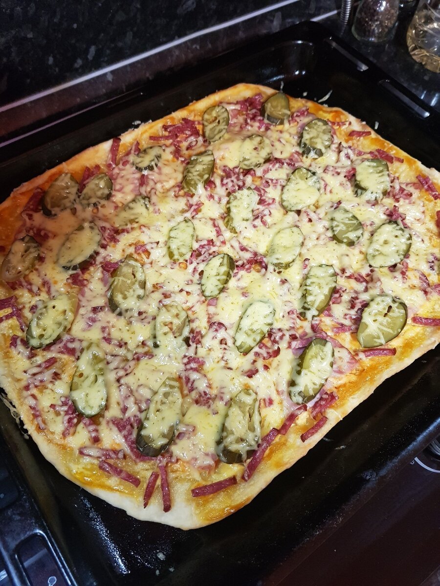 пицца быстрого приготовления в духовке рецепт с фото фото 116