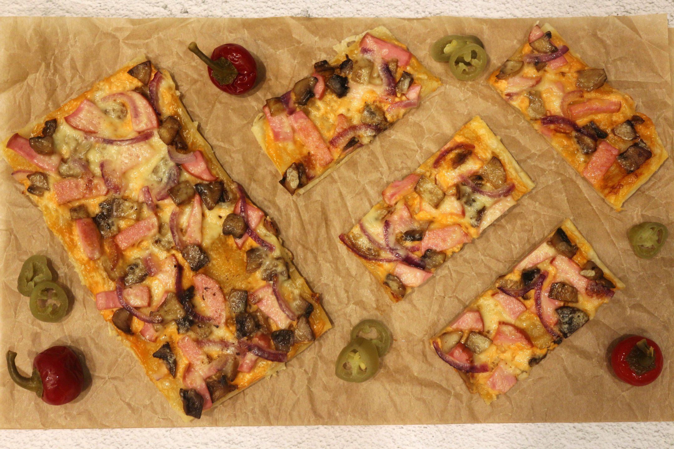 грибная пицца на слоеном тесте в духовке фото 118