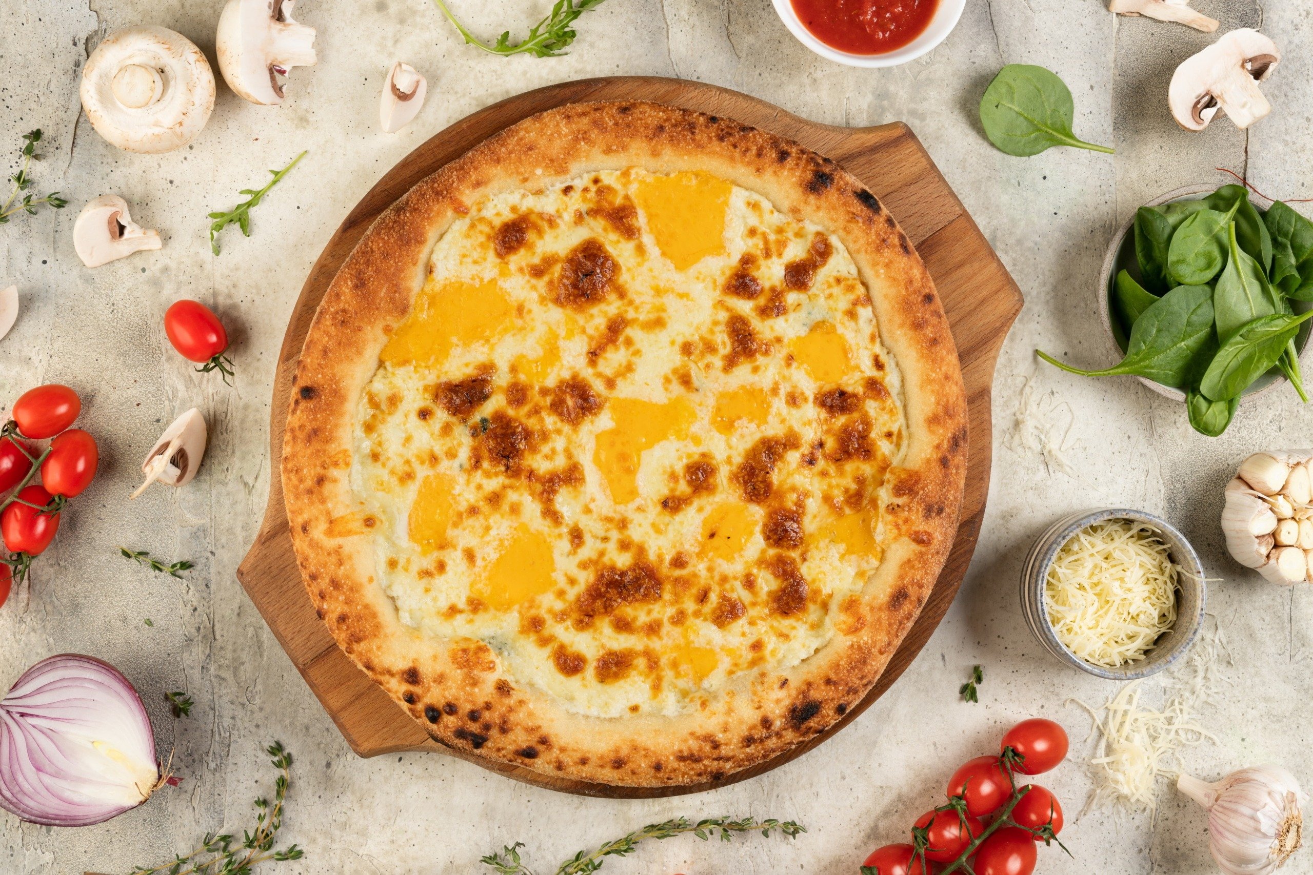 четыре сыра пицца рецепт классический в домашних фото 81