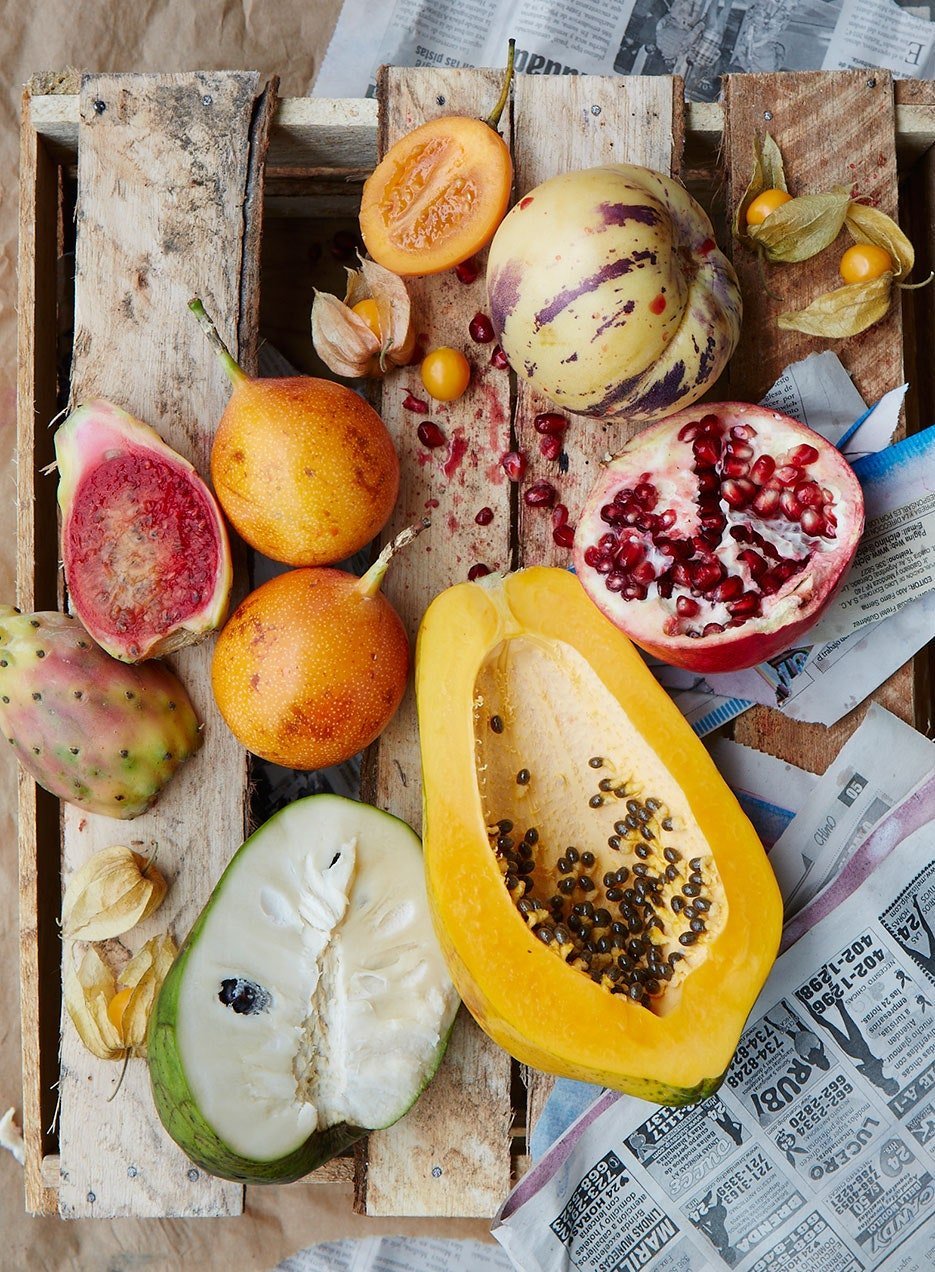 экзотические фрукты в разрезе фото