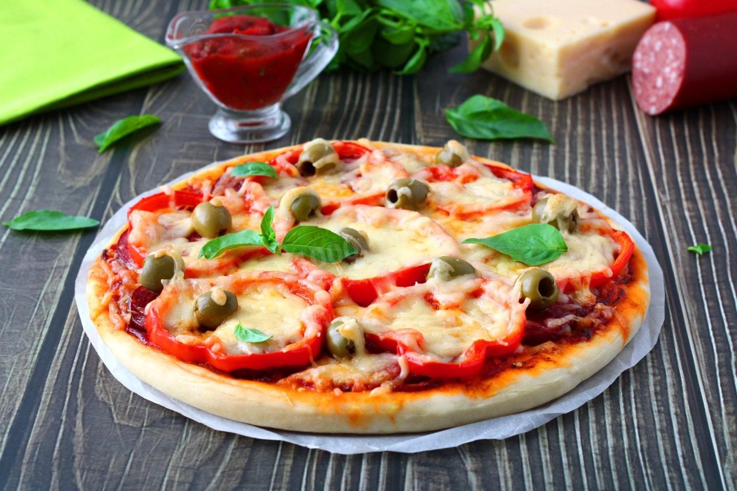 самые простые рецепты пиццы в домашних условиях с фото фото 105