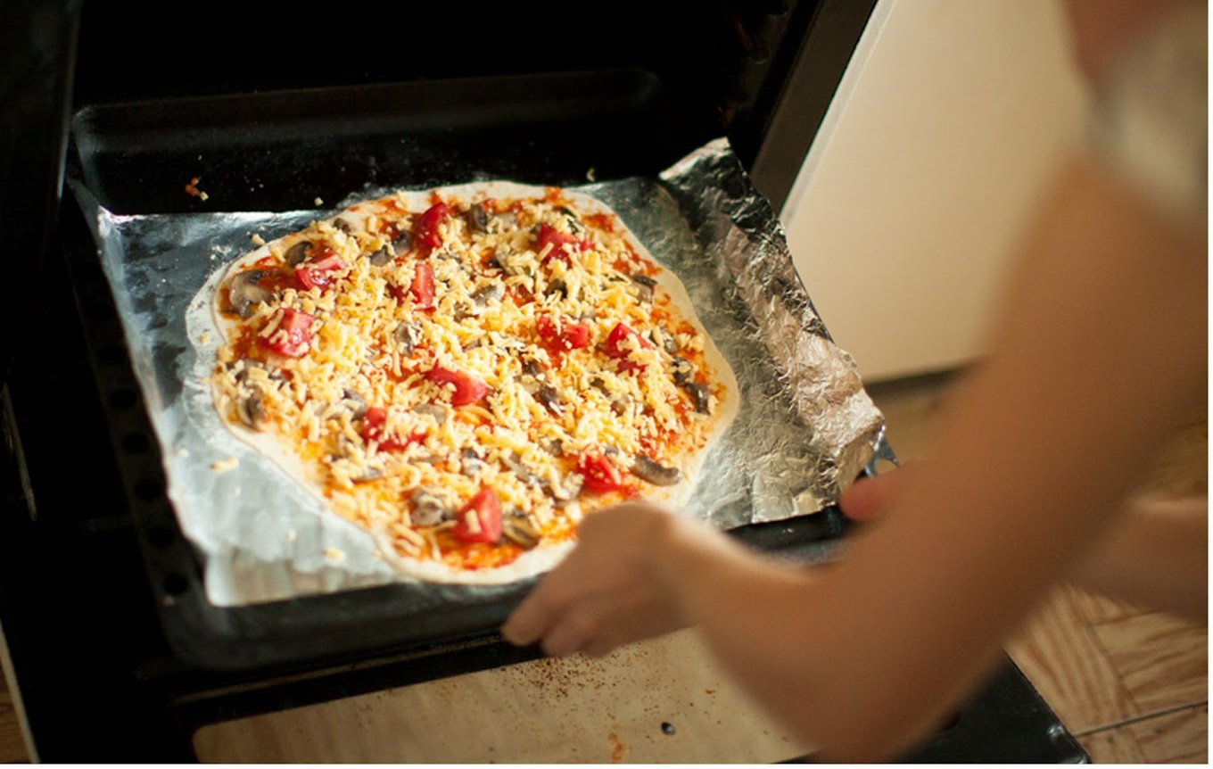 быстрая пицца в духовке со сметаной и майонезом фото 103