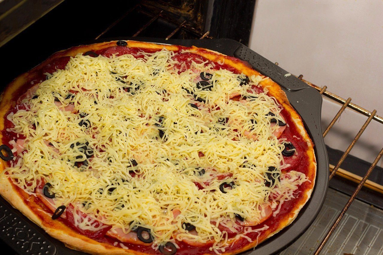 рецепты быстрого приготовления пиццы в духовке фото 31