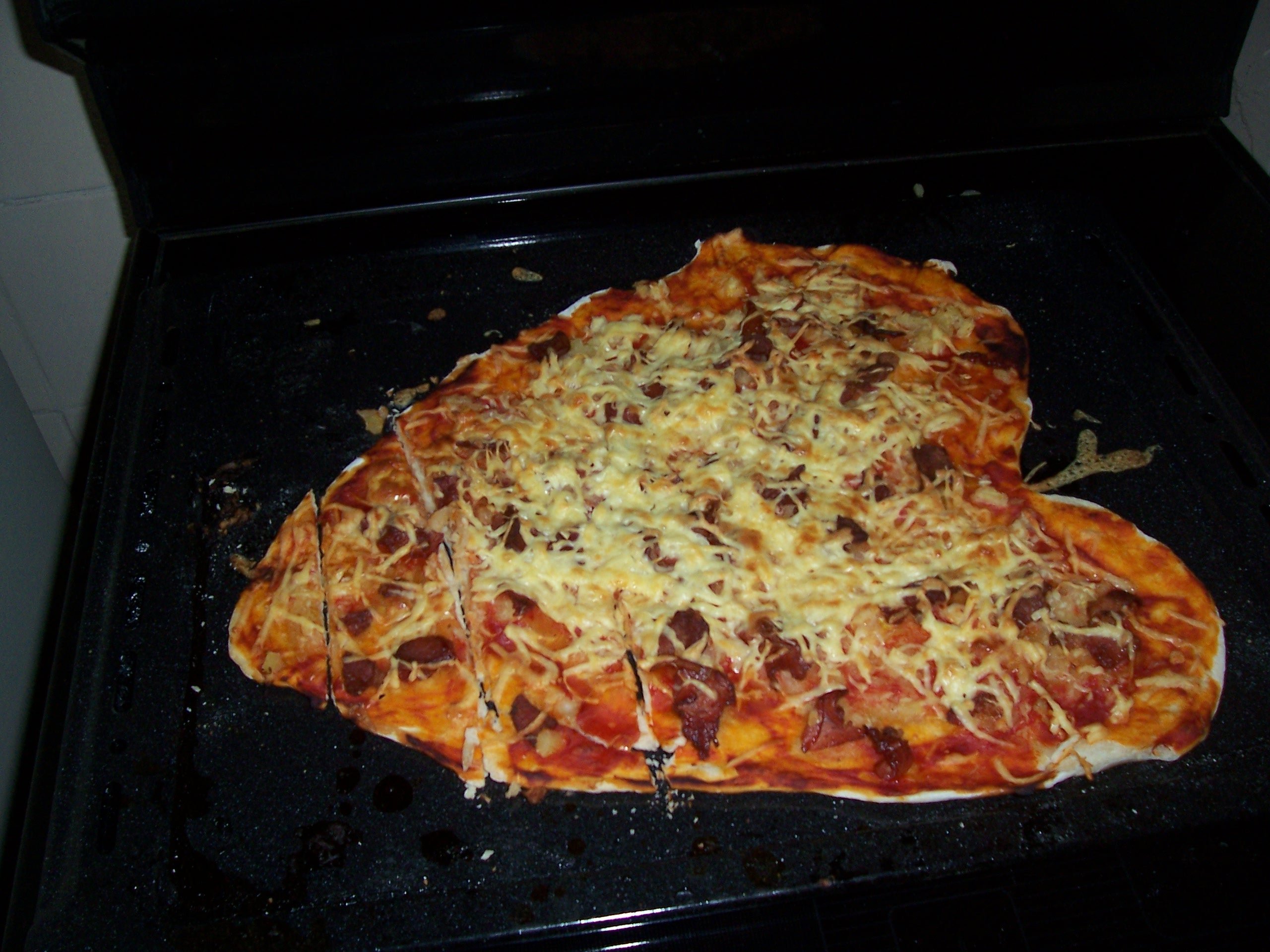 сколько надо градусов чтобы испечь пиццу в духовке фото 109