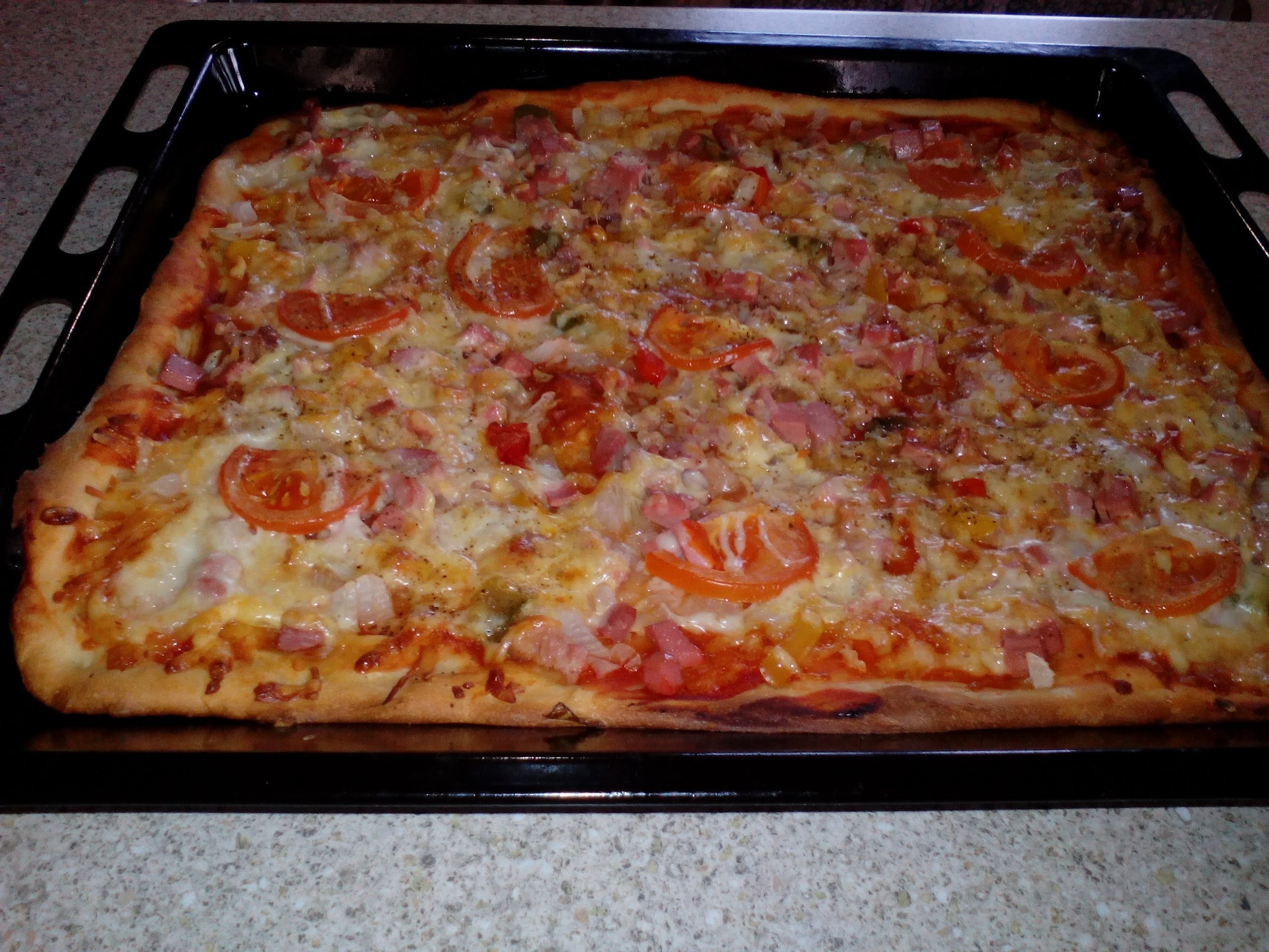 Пицца домашняя рецепт приготовления с фото