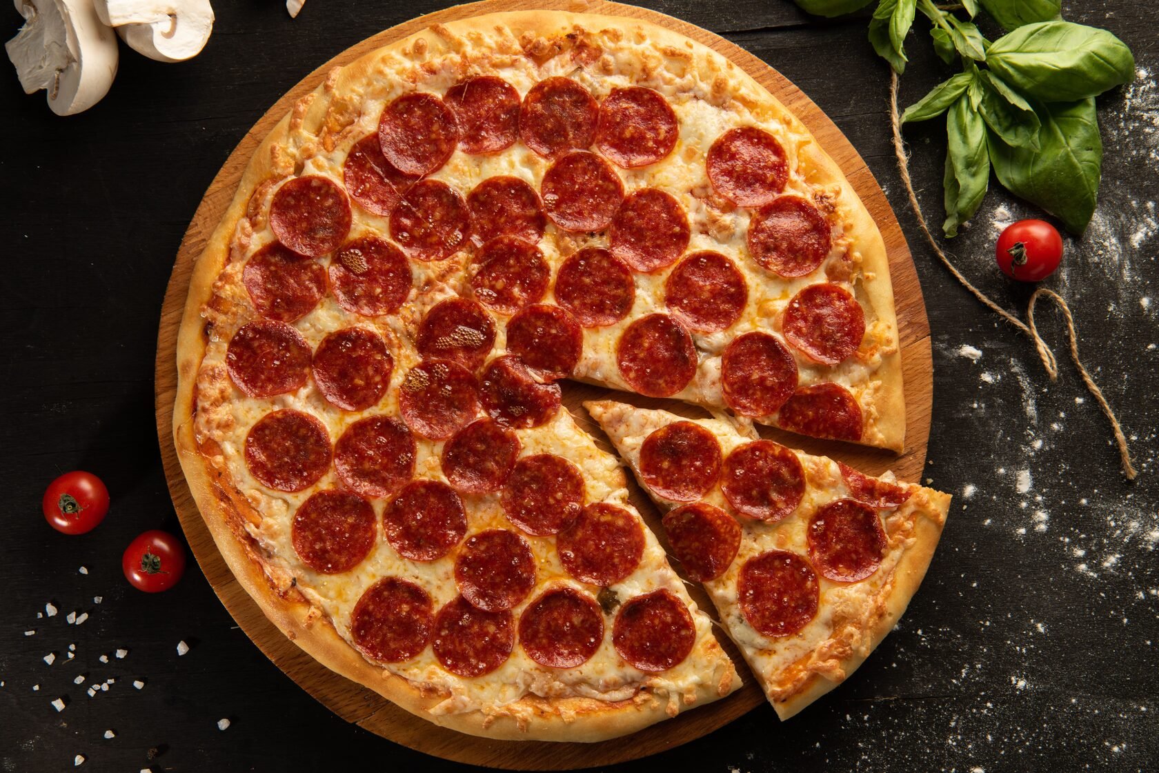 пицца пепперони номер (120) фото