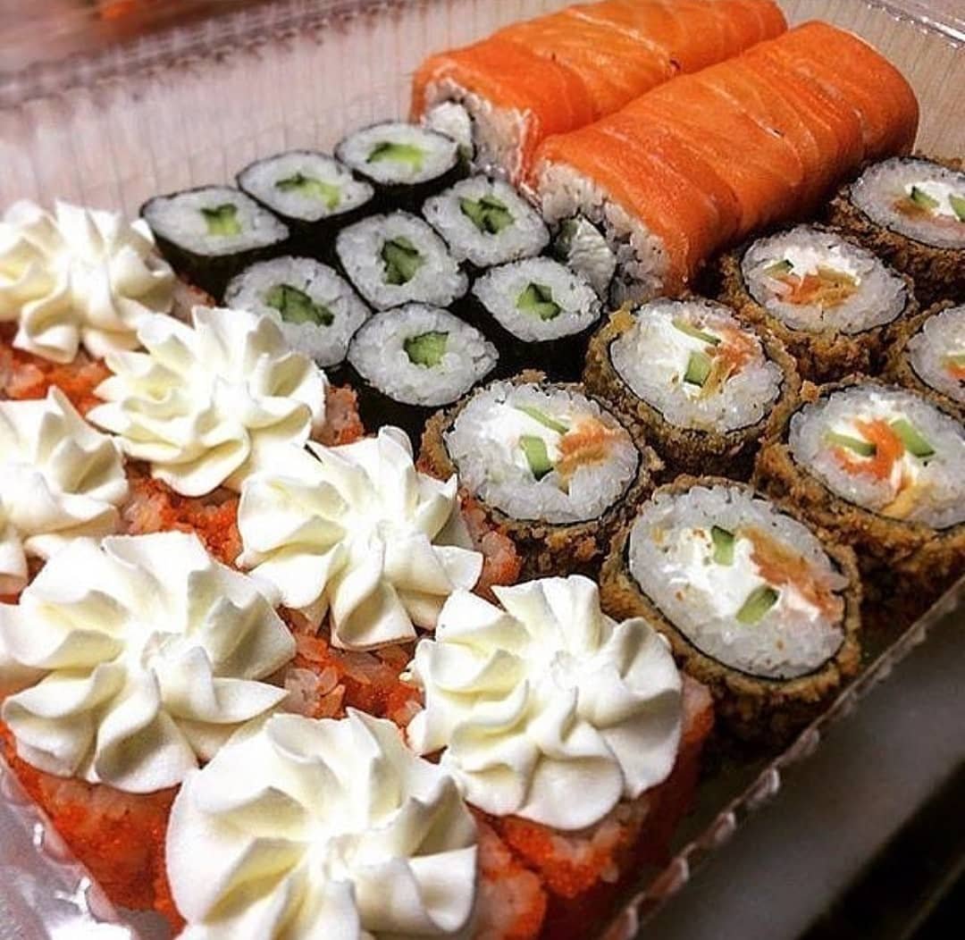 Вкусные виды суши (119) фото