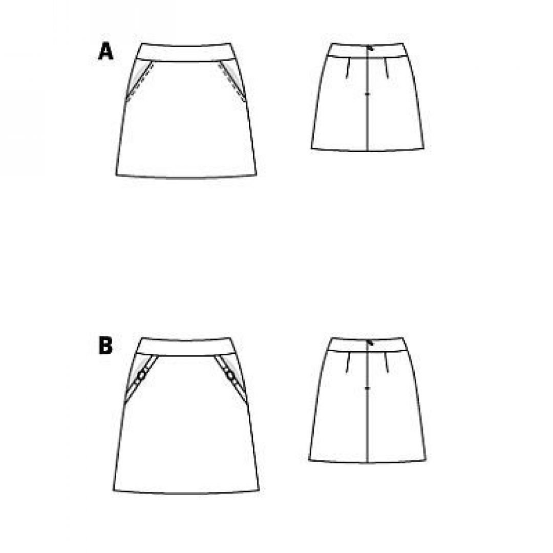 Моделирование юбки трапеции
