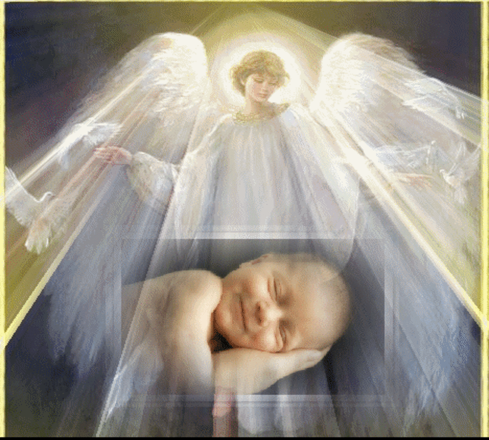Ангел-хранитель. Ангелы над младенцем. Изображения ангелов. Рождение ангела. Храни господь душу