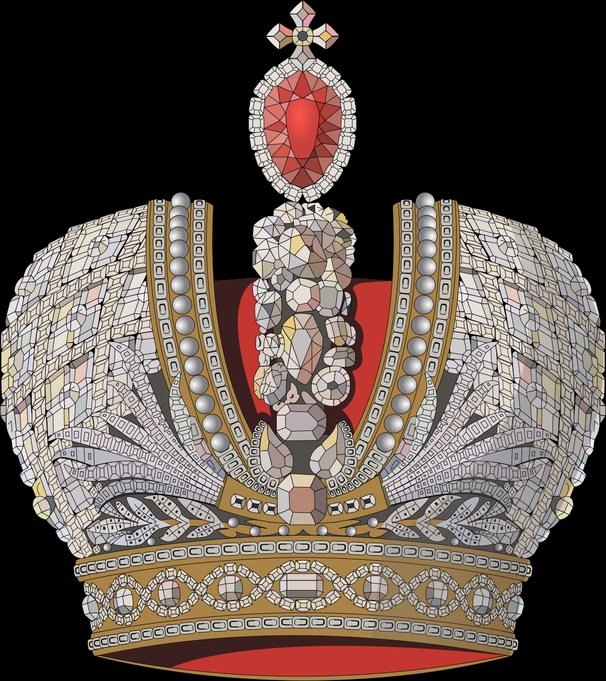 Императорская корона Екатерины 2. Императорская корона Российской империи Екатерины 2. Шпинель в короне Российской империи.