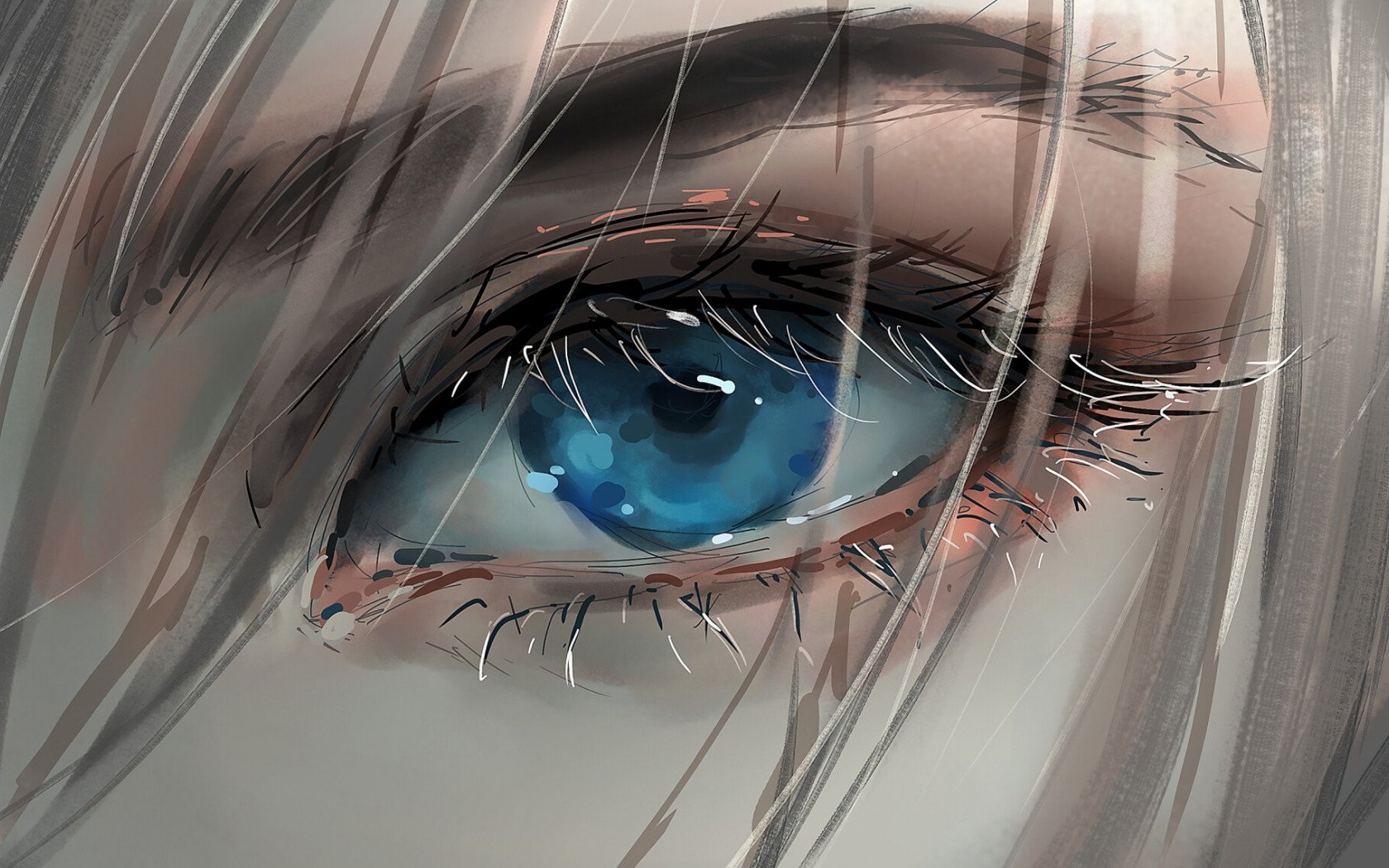Красивые глаза арт