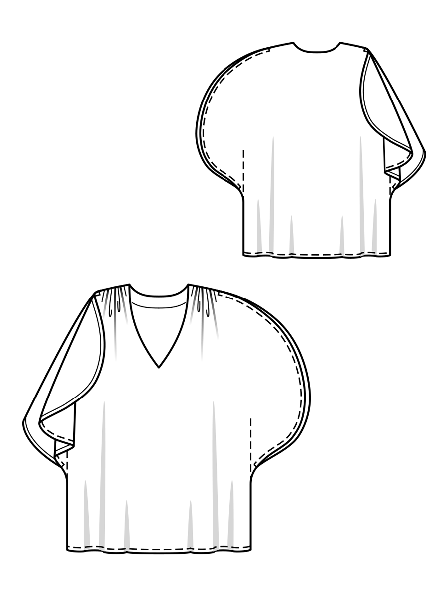 Цельнокроеная блузка выкройка. Лекало блузки с цельнокроеным рукавом. Крой блузки с цельнокроеным рукавом. Простые выкройки кофточек. Моделирование блузки с цельнокроеным рукавом.