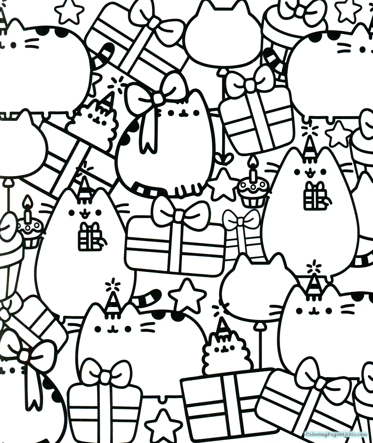 Раскраски для девочек котики Пушин. Пушин Кэт раскраска Новогодняя. Раскраска кот Пушин новый год. Кот Пушин раскраска. Раскраски пушина кэт