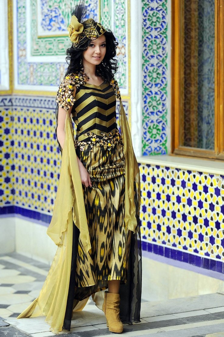 Платье из адраса узбекской фасоны фото