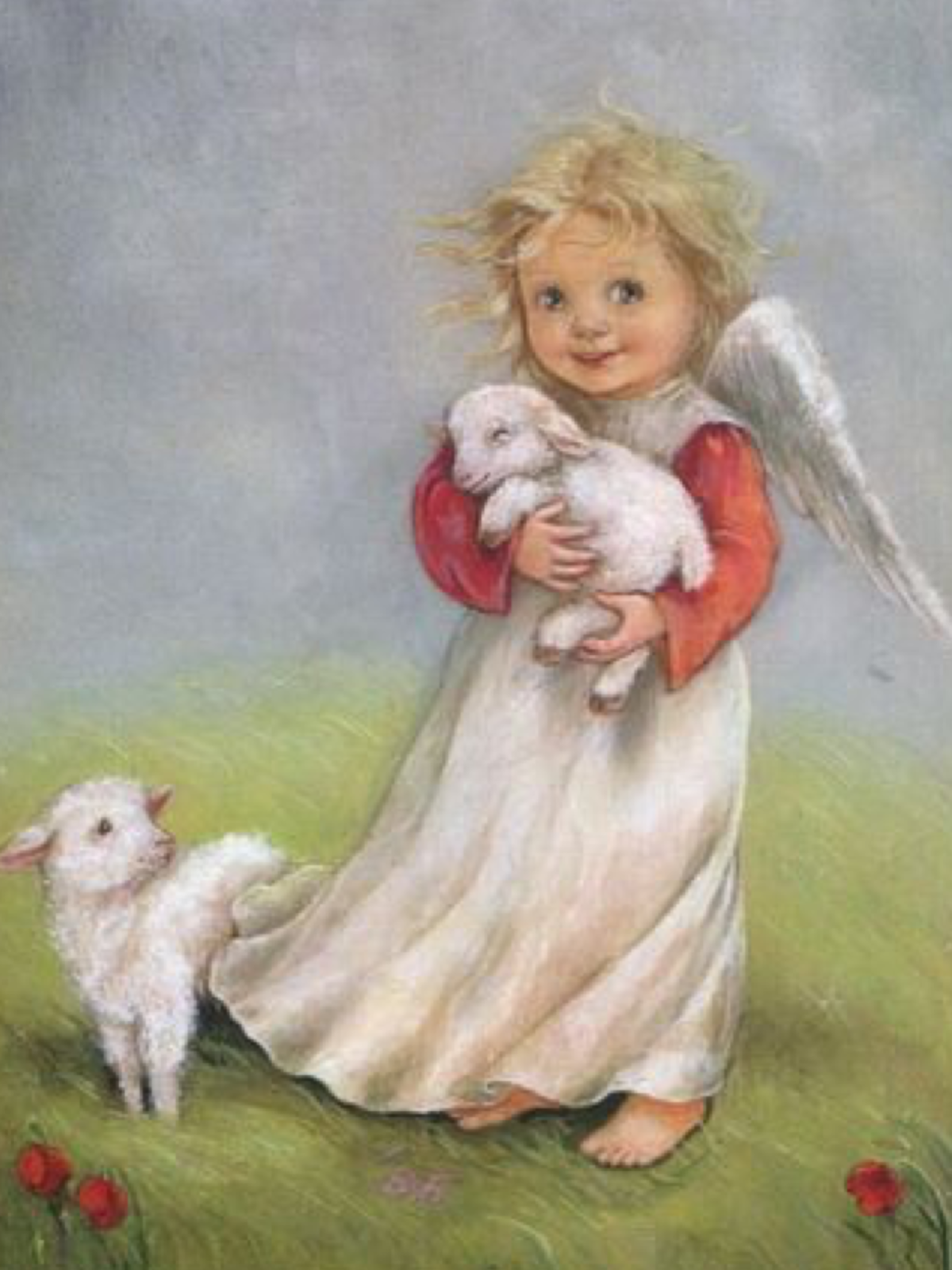 Именины лиды. Открытки с ангелами. Ангел с овечкой. Ангелочек с овечкой. Винтажные открытки с днем ангела.