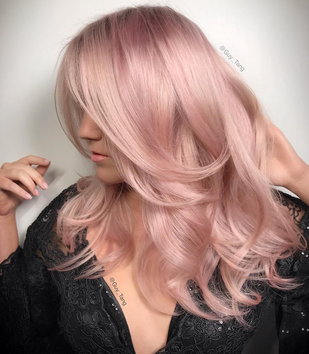 Лореаль жемчужный розовый блонд