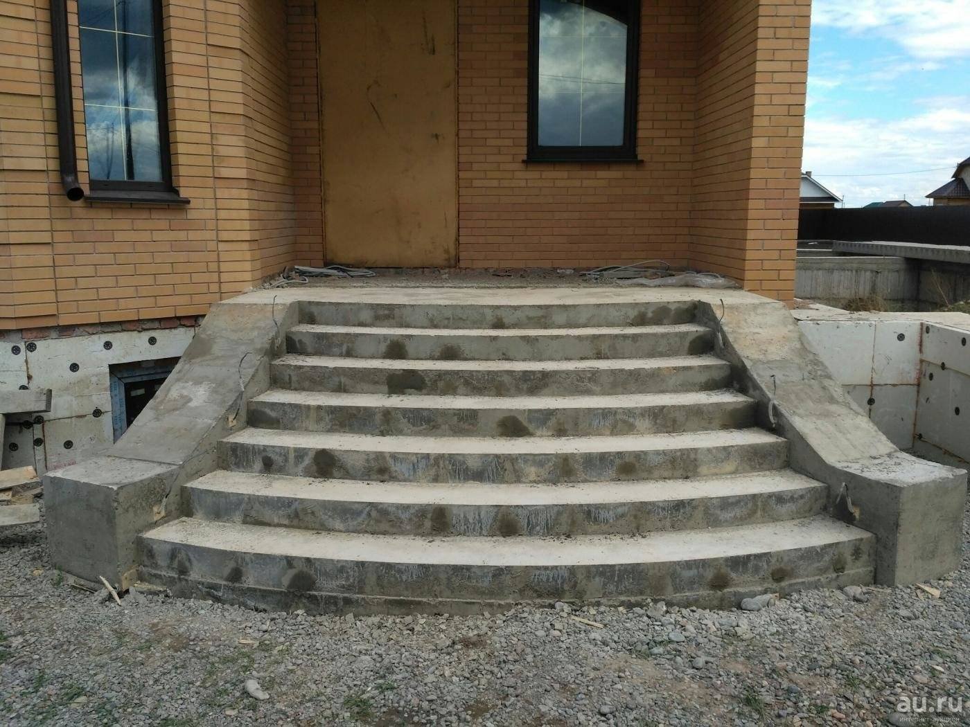 Лестница крыльцо бетон