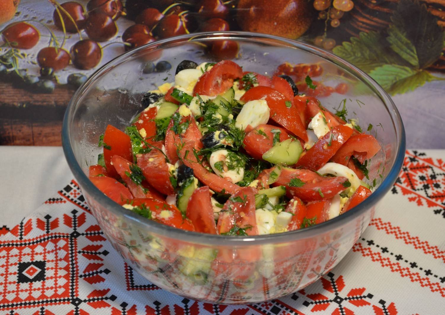 Простые салаты без майонеза рецепты с фото простые