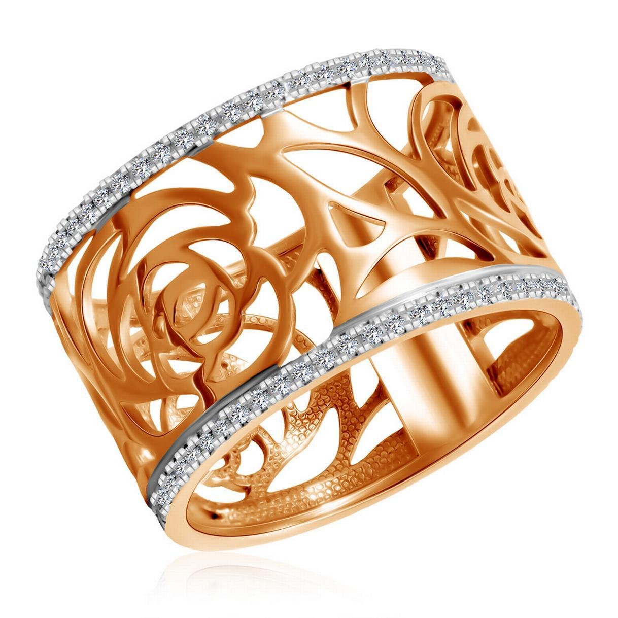 Золотое кольцо без камней Дельта 2103618