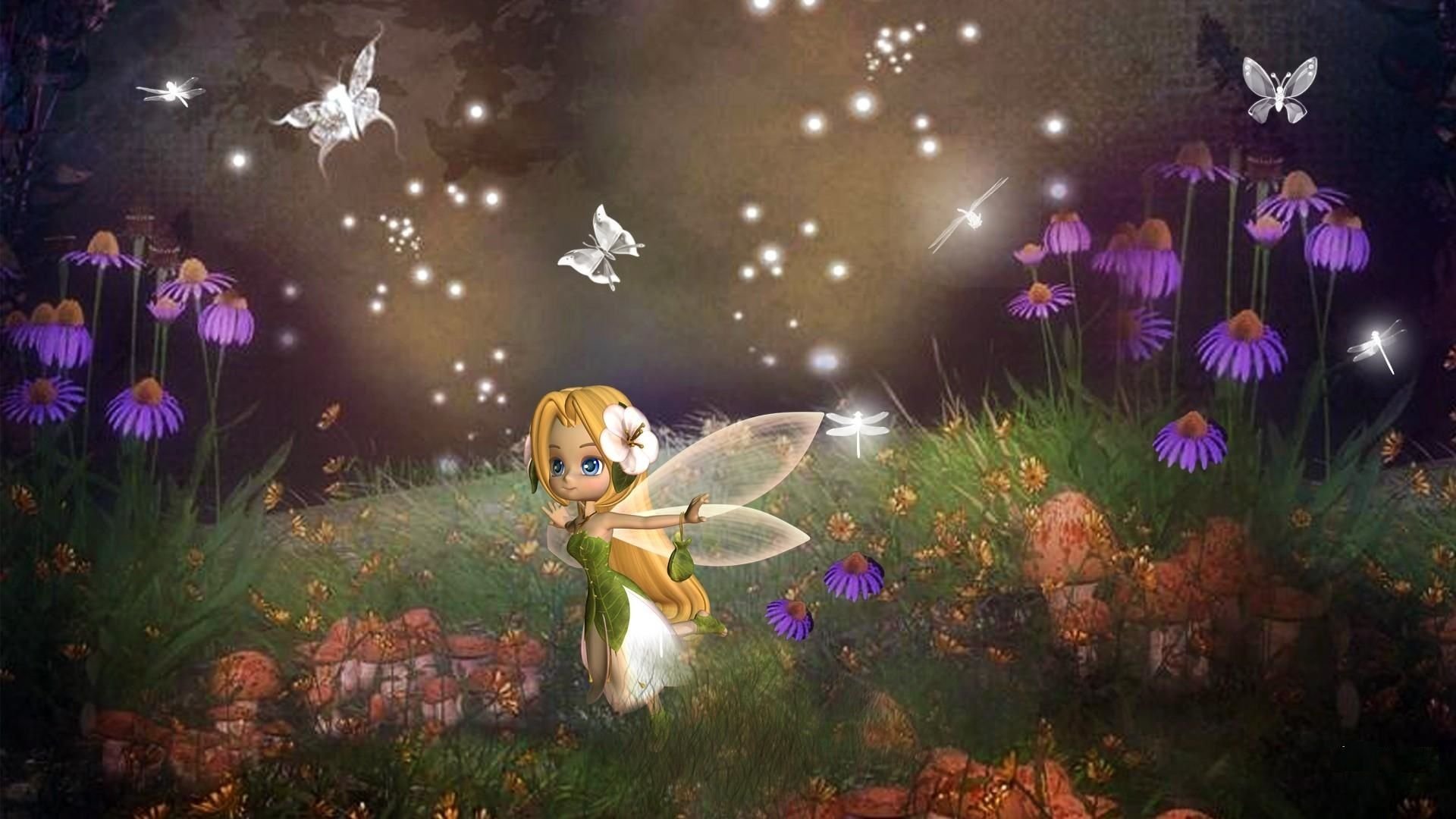 Волшебной ночи красивые. Волшебные феи. Фея волшебство. Сказочный лес с феями. Светлячки бабочки.