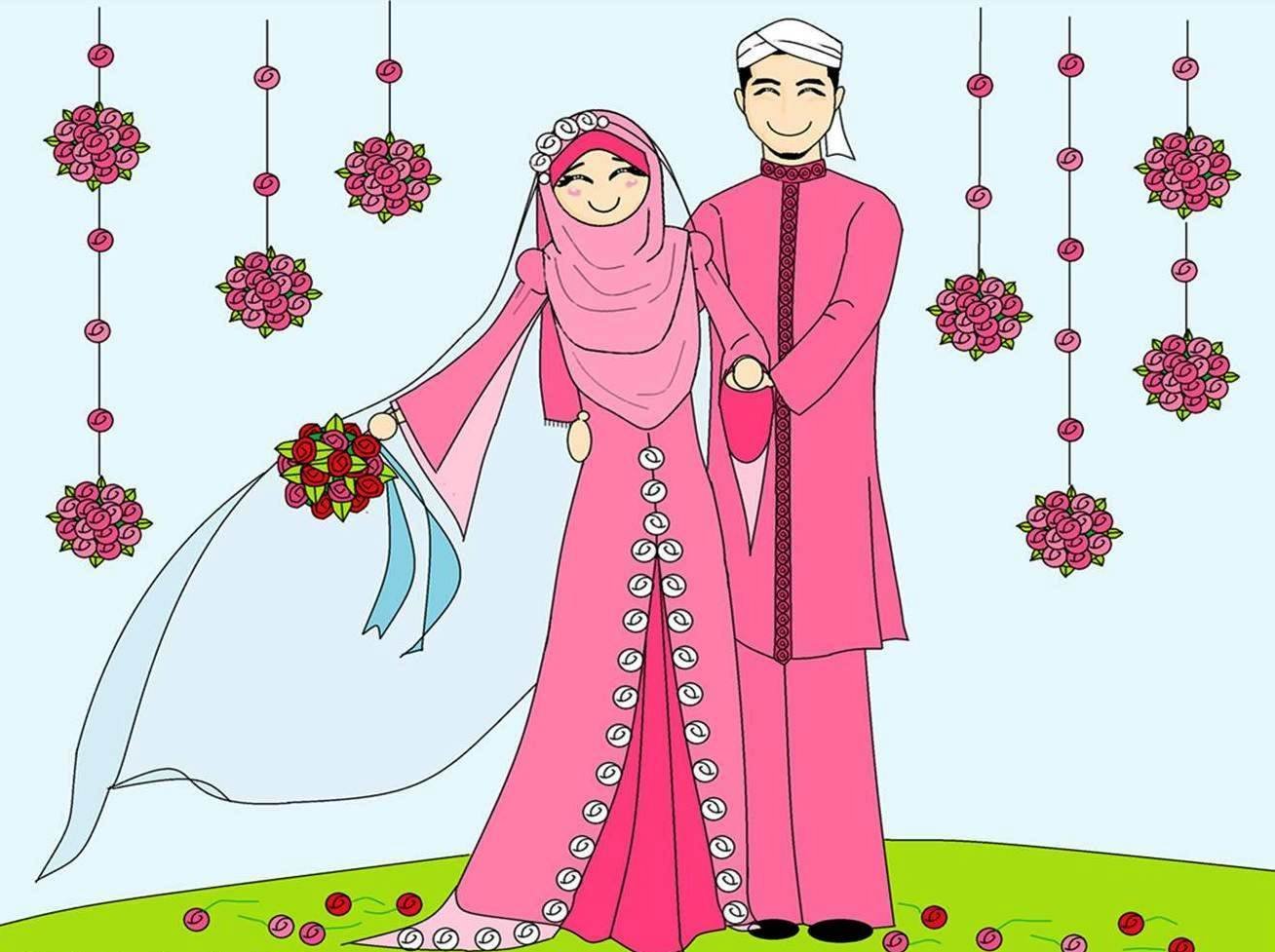Никах статусы. Свадьба рисунок. Мусульманская свадьба рисунок. Свадьба в Исламе. Плакат на никах.