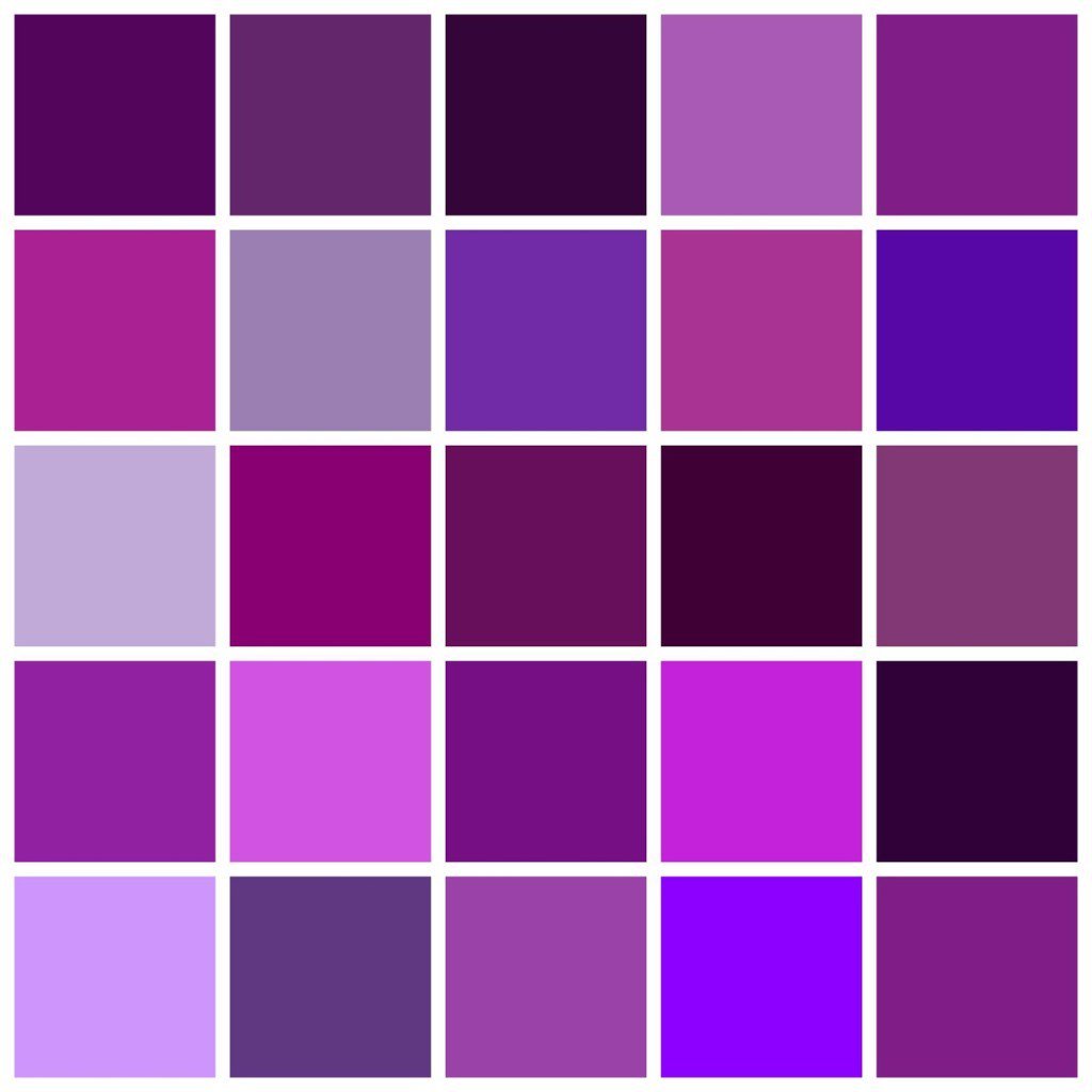Сиреневый и фиолетовый цвет