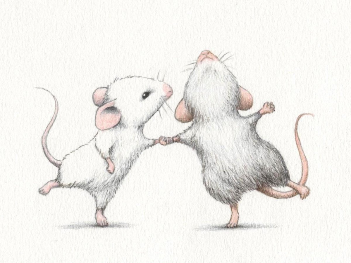 Мыши пара. Танцующие мыши. Смешные мышки. Крыса мультяшный. Зарисовки крыс.