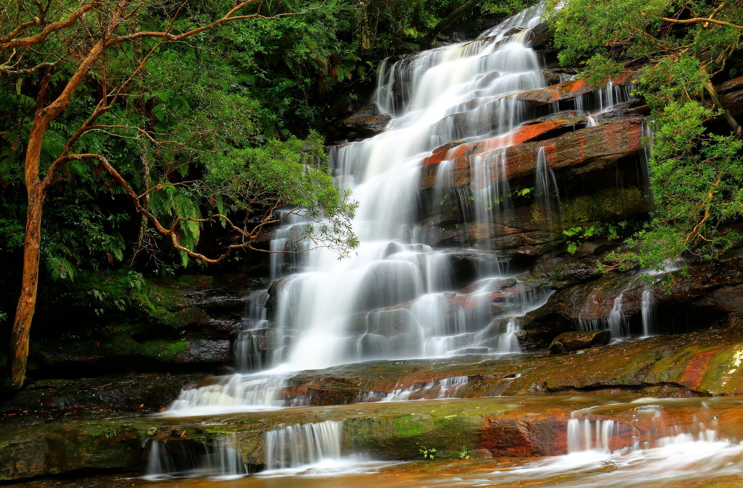 Красивые картинки про. Нуранг водопад. Водопад gx822. Манзара водопад. Национальный парк Брисбен.