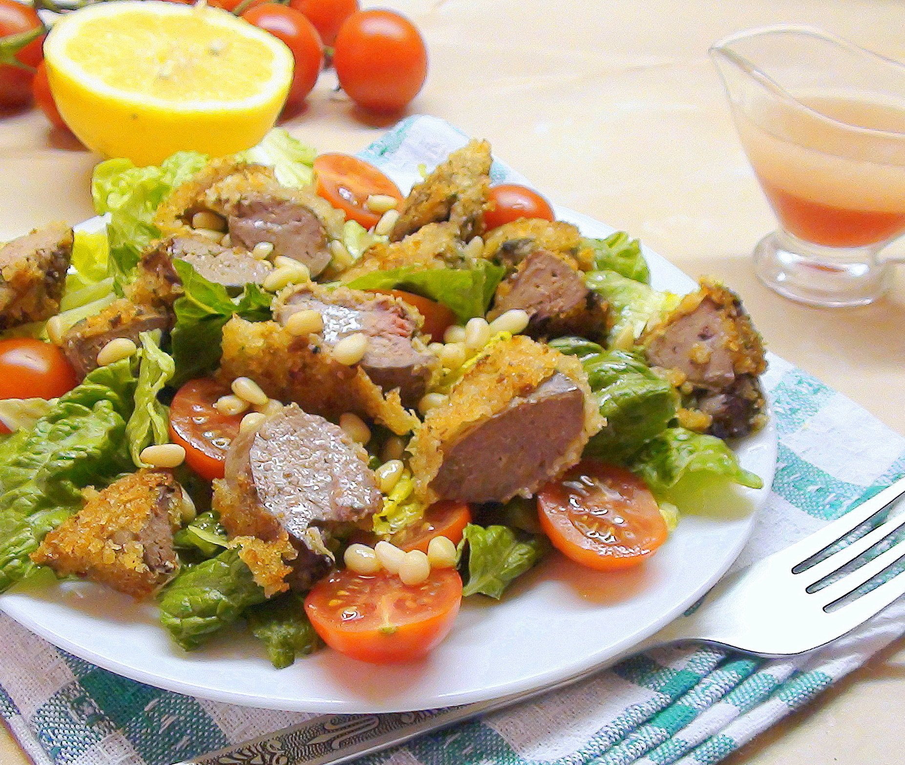 Салат из печени простой и вкусный рецепт