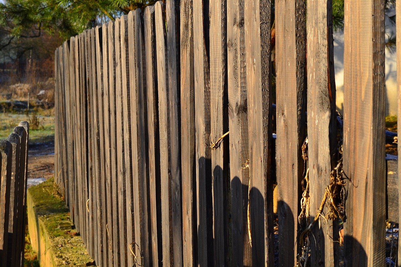 высокий деревянный забор раст фото 80