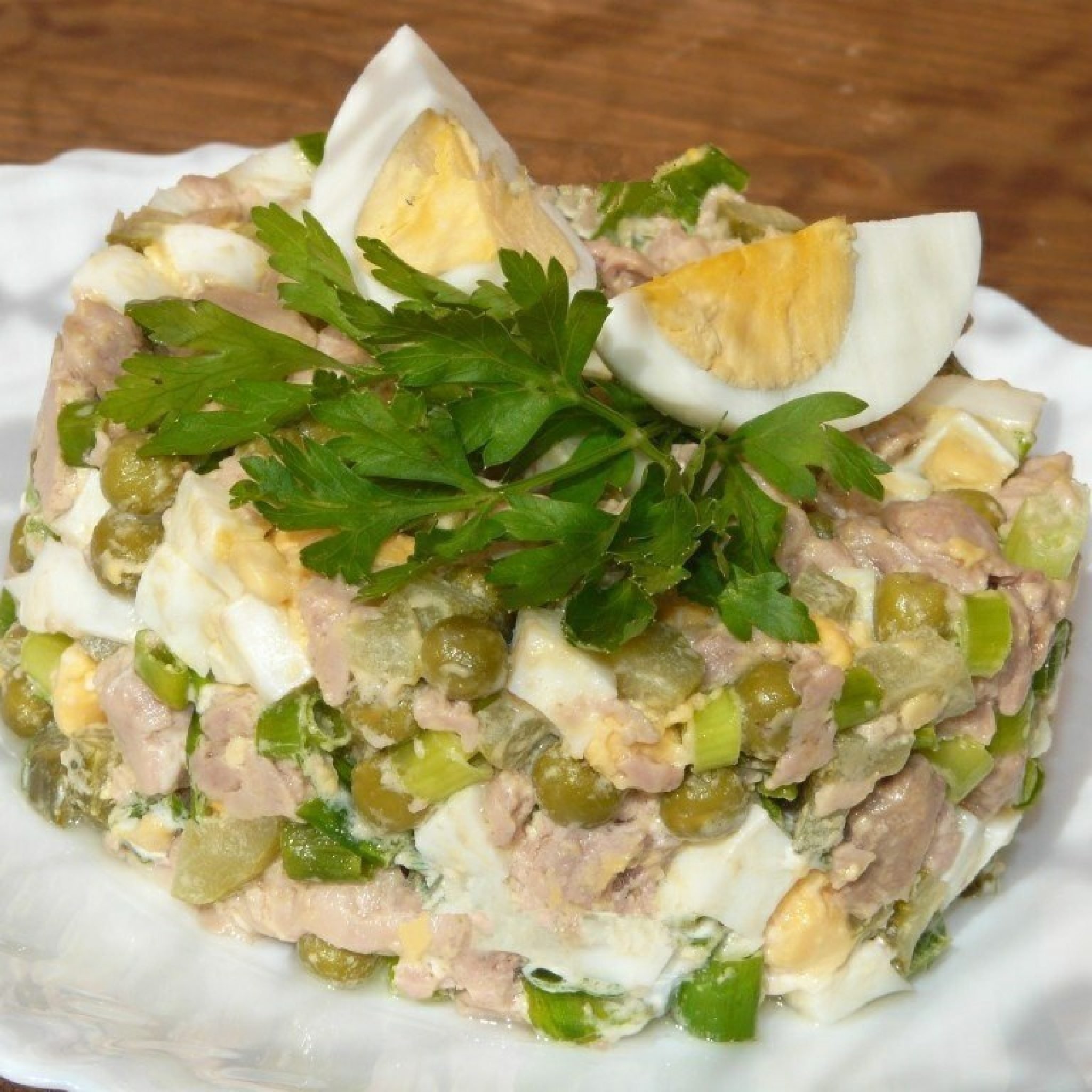 Салат из печени трески рецепт с фото