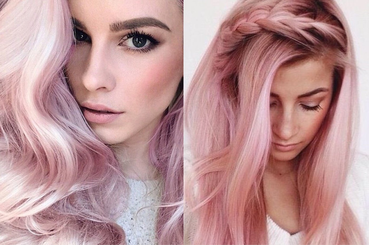 Жемчужно розовые волосы. Розовый оттенок волос. Розовый блонд. Пепельный с розовым оттенком. Пепельный цвет волос с розовым оттенком.