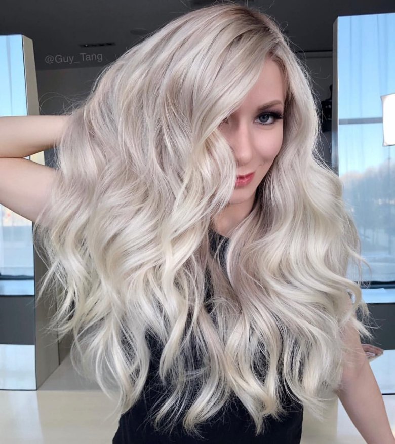 Фото волос окрашенных в блонд волос